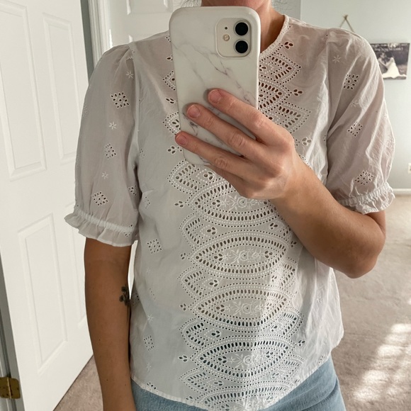 Lace and Embroidered Top - Picture 2 of 3